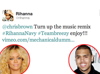 Rihanna, Chris Brown, Twitter Rihanna, Chris Brown, Twitter